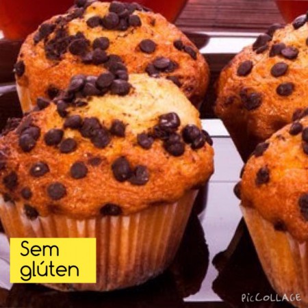 Bolinho de Cenoura com gotas de chocolate (Sem glúten)